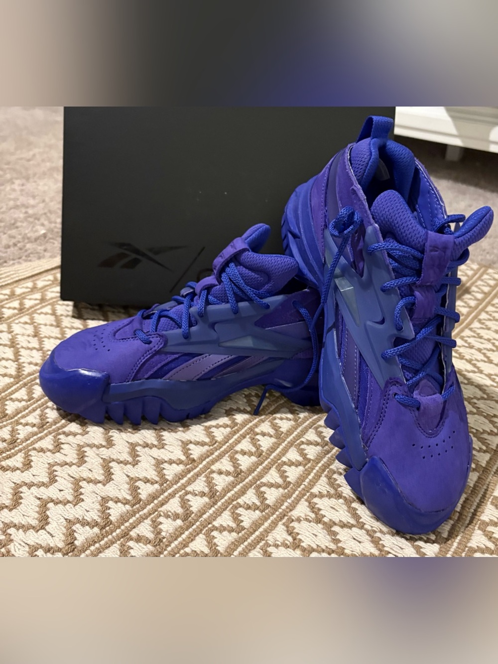 Reebok Women's Purple Chunky Trail Sneakers